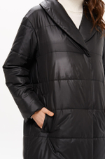 0116 Пальто женское (черный)