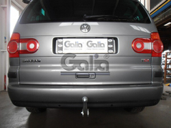 Фаркоп оцинкованный Galia F104C для Ford Galaxy 2000-2006, SEAT Alhambra 2000-2010, Volkswagen Sharan 2000-2010(паспорт и сертификат в комплекте)(без электрики)