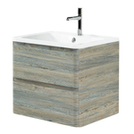 Тумба подвесная с раковиной BelBagno ALBANO-600-2C-SO-PS Pino Scania, раковина BB600/455-LV-MR-ALR