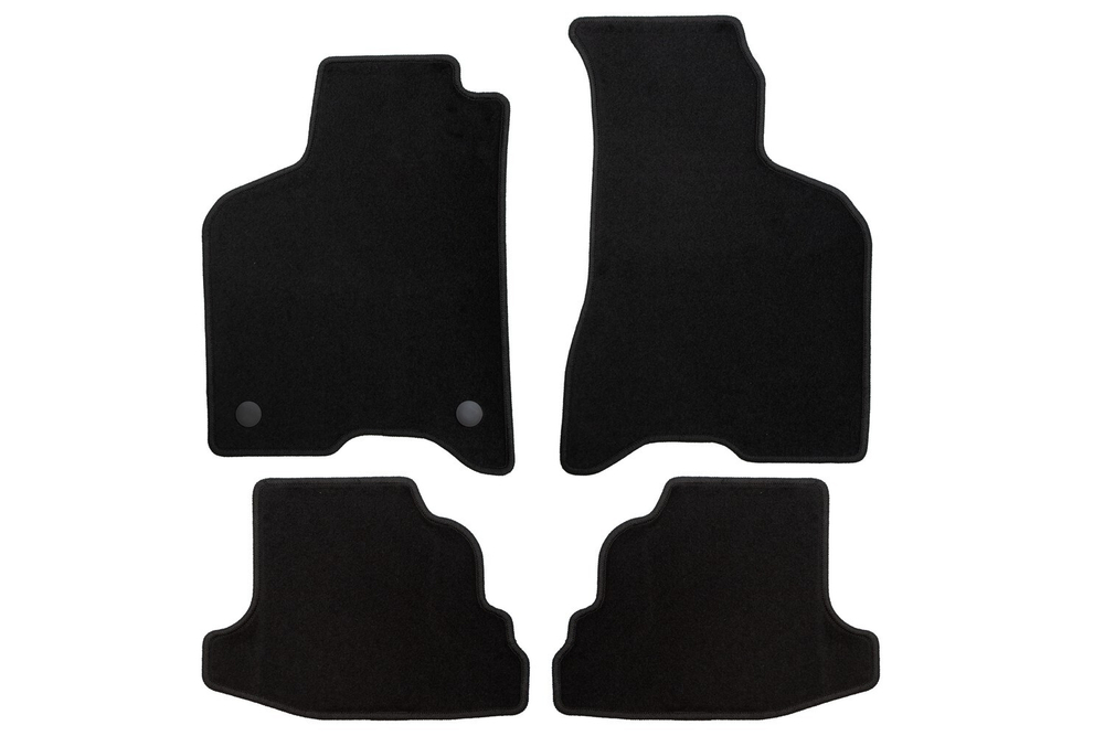 Коврики в салон для VOLKSWAGEN Lupo 1998-2005, хэтчбек, 4 шт. (текстиль) арт.KLEVER01514001200K