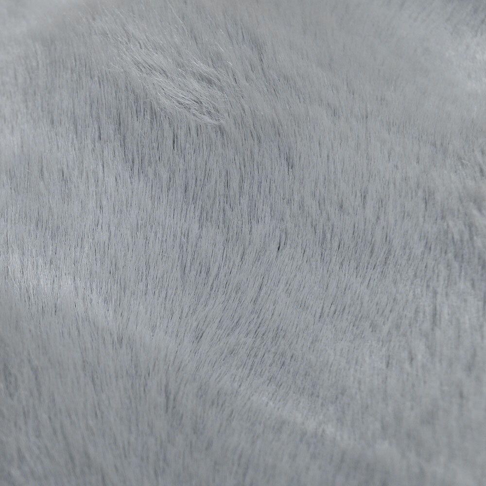 Коврик меховой фактурный 60*90см, полиэстер, серый