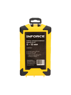 Набор твердосплавных буров SDS-plus (10 шт; 5-12 мм) Inforce 11-03-10-1