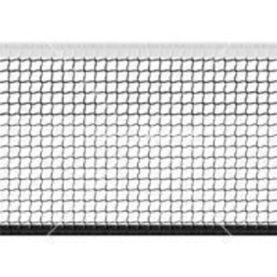 Сетка большой теннис Д=2,0 мм яч. 40*40 мм цв. черн. Размер 1,07*12,8 м окант. верх лента 2,5 см ПП