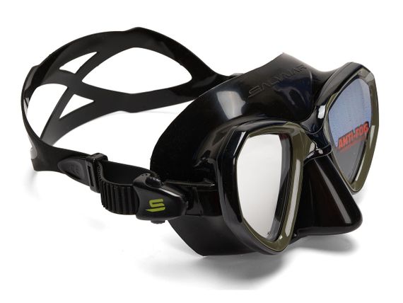 Маска Salvimar Morpheus Антифог черный/зеленый