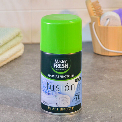 Освежитель воздуха "Аромат чистоты" сменный баллон 250мл, Master FRESH