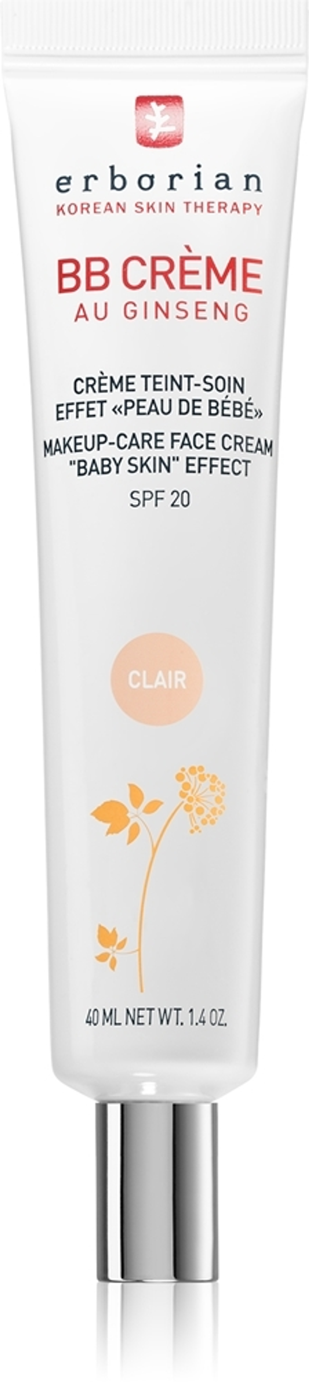 Erborian BB Cream - Тональный крем для идеальной кожи SPF 20 большая упаковка, 40 ml
