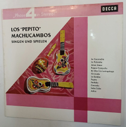 Винтажная виниловая пластинка Los Pepito Machucambos Los Pepito Machucambos Singen Und Spielen