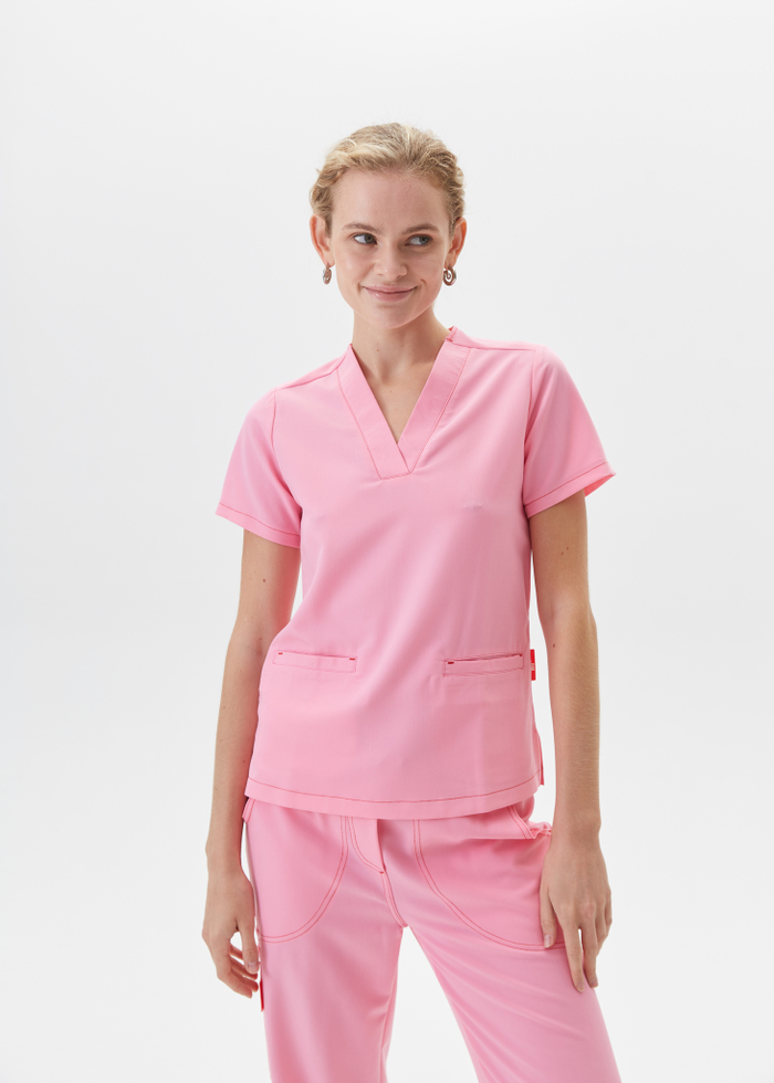 Топ медицинский женский Лаконико, бабл