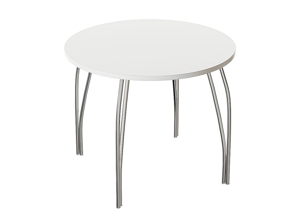 Стол обеденный круглый TLC-2.2 (ОС-11) White In 2S 742*900*900