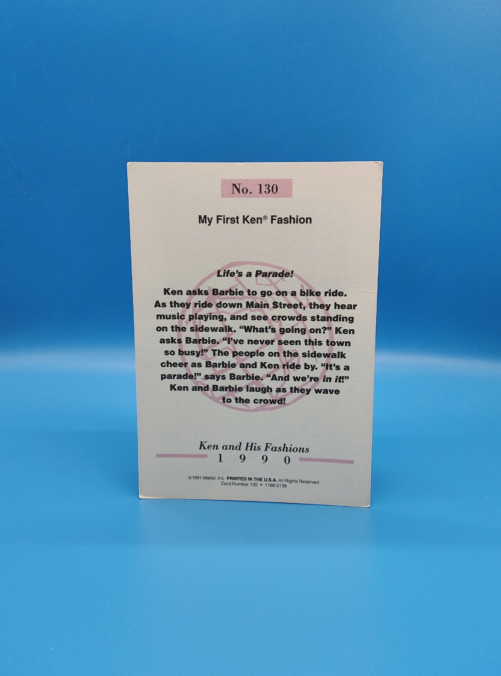 Аксессуар винтажная карточка Барби 90х 03997