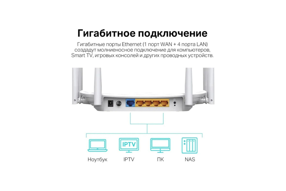 Wi-Fi роутер TP-Link Archer C86, белый
