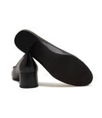 Кожаные туфли на каблуке cap-toe pump TORY BURCH - черный(154517)