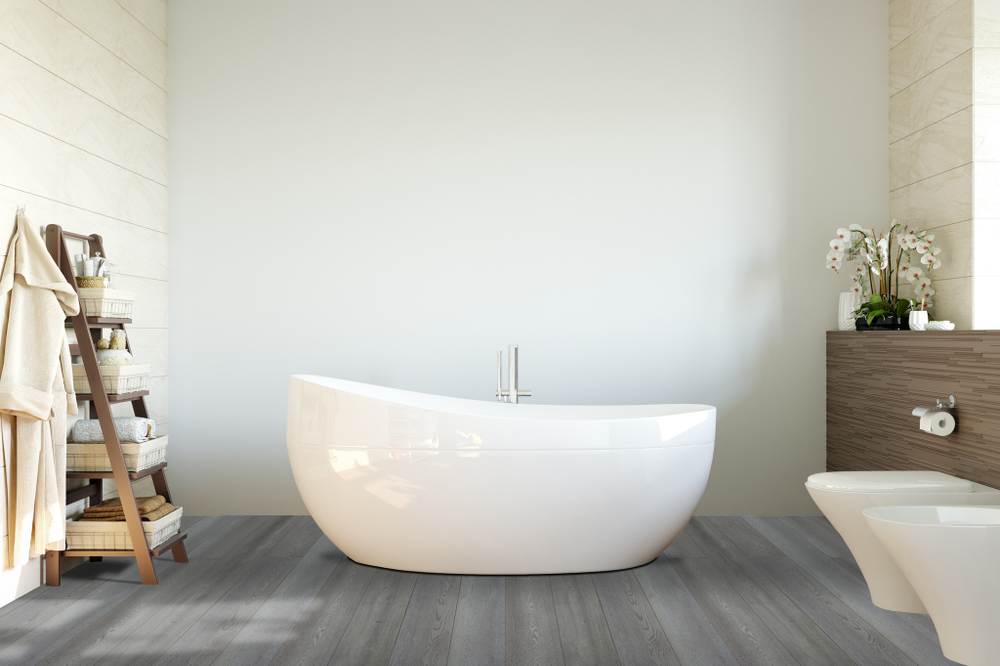 SPC ламинат Planker Rockwood Дуб Жемчужный 1004