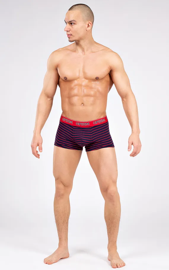 Мужские трусы R-123 Синий-Красный