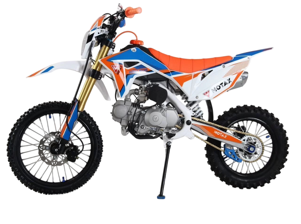 Питбайк MOTAX MX 125 (17/14) белый-белый-оранжевый