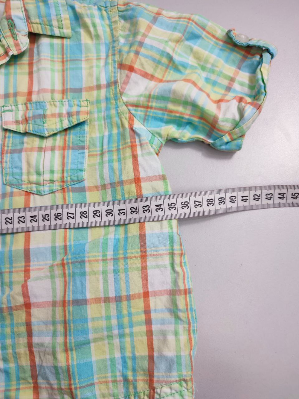 Рубашка George в клетку на 2/3 года