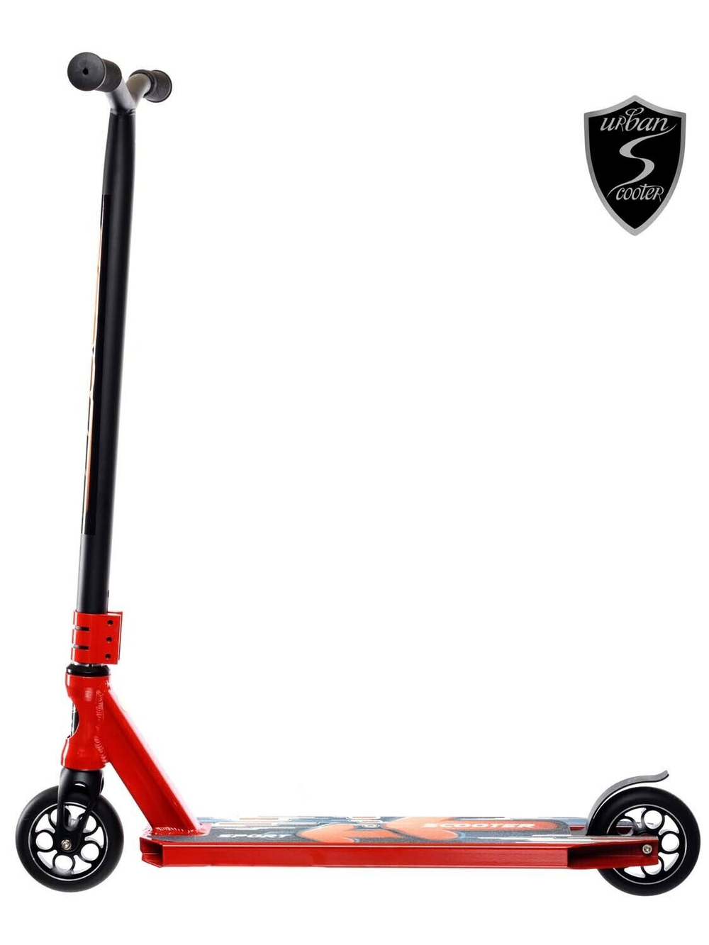 Трюковой самокат Urban Scooter Extreme 110 Print Sport красный