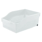 Контейнер Лофт хозяйственный на колесах широкий 305х125 мм (белый)