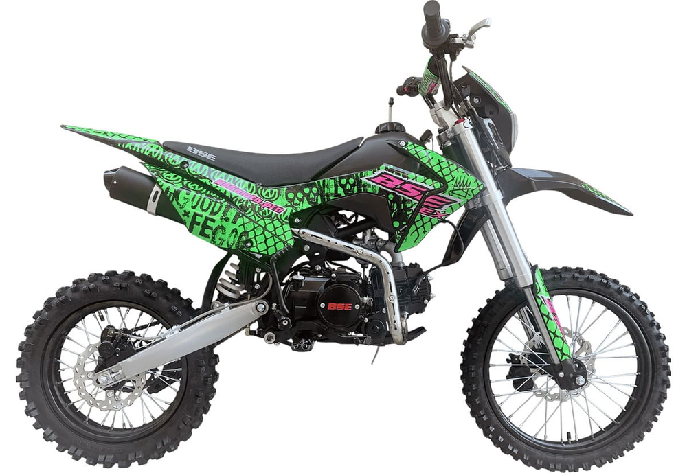 Мотоцикл BSE EX Max13 17/14 Green Pink Neon PITBIKE
