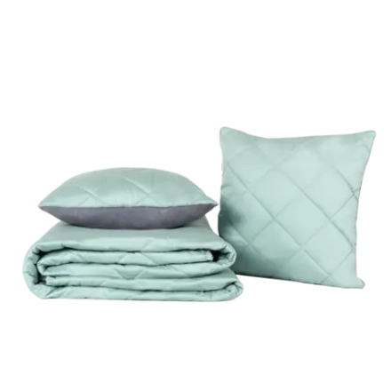 Покрывало + 2 наволочки BuyColor Лаванда/Мята