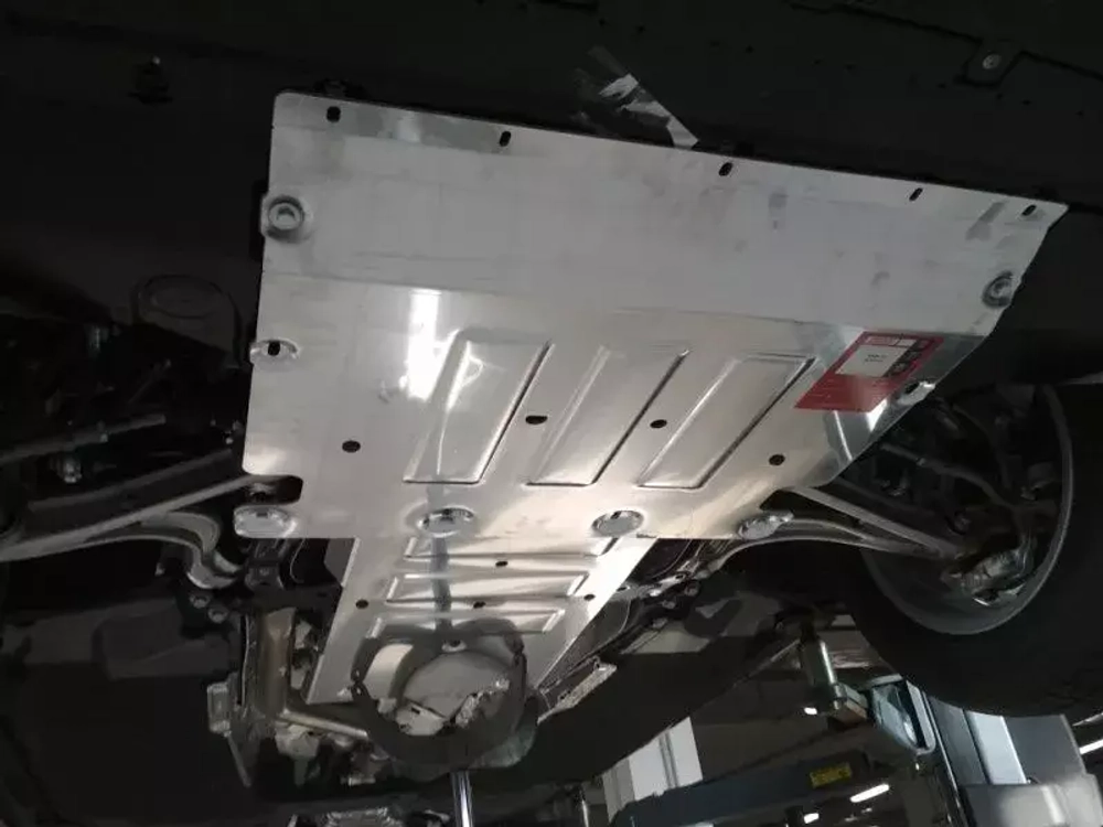 Защита картера двигателя, КПП (4 мм, алюминий) для Audi Q5 2020-2024 (V = 3.0d AT AWD) Sheriff.02.4707