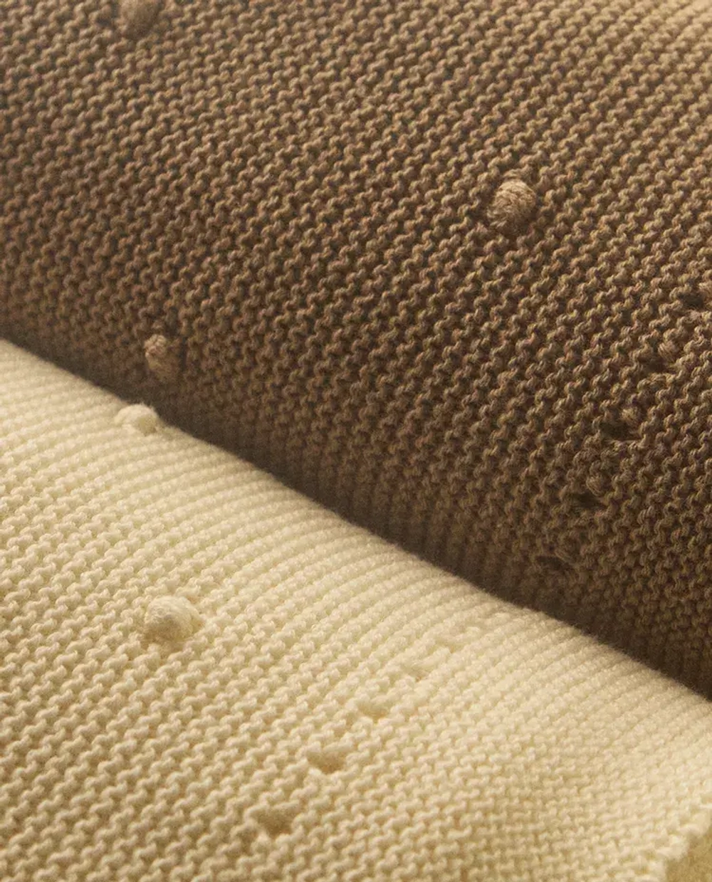 ZARA HOME ДЕТСКИЙ ПЛЕД С УЗОРОМ, СЕРЫЙ