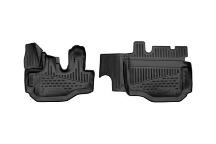 Коврики 3D в салон подходят для HYUNDAI HD35, 01/2017-&gt;, 2,5 МКПП, 2шт. (полиуретан)