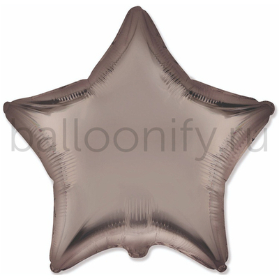 Фольгированная фигура, звезда, 18"/46СМ Сатин Mushroom