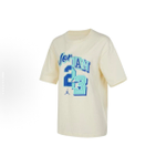 Футболка Jordan 23 «Blue Logo» GCEL, беж.