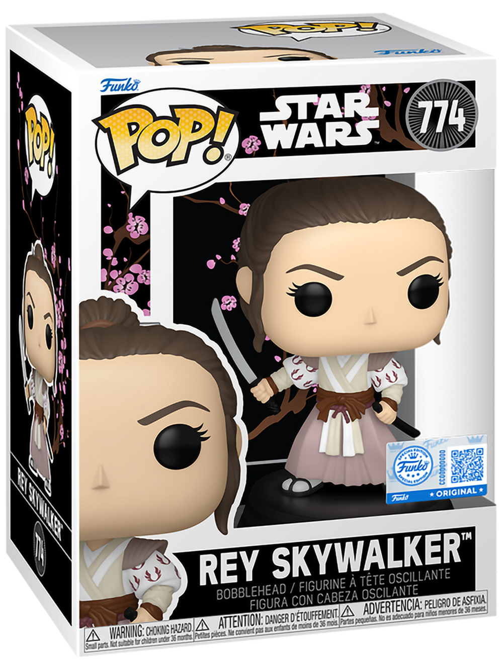 Фигурка Funko POP! Bobble Star Wars SWI Convention Rey Skywalker (Exc) (774) 85190