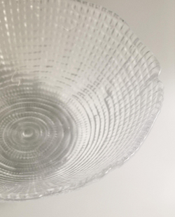 Zara Home салатник из стекла, цвет прозрачный, 16 см