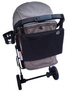 Коляска прогулочная Peppy Polo sandstone черная рама, сумка