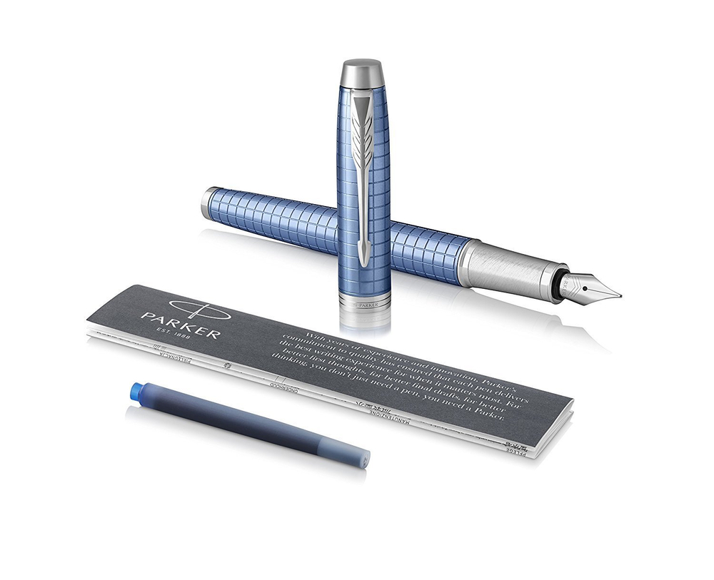 Перьевая ручка Parker IM Premium Blue CT