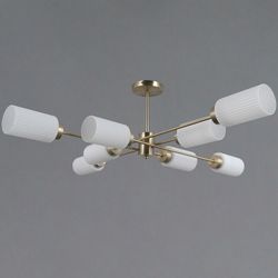 Люстра на штанге ILLUMICO NAPLES IL0737-8ASQ-25 AB NAPLES