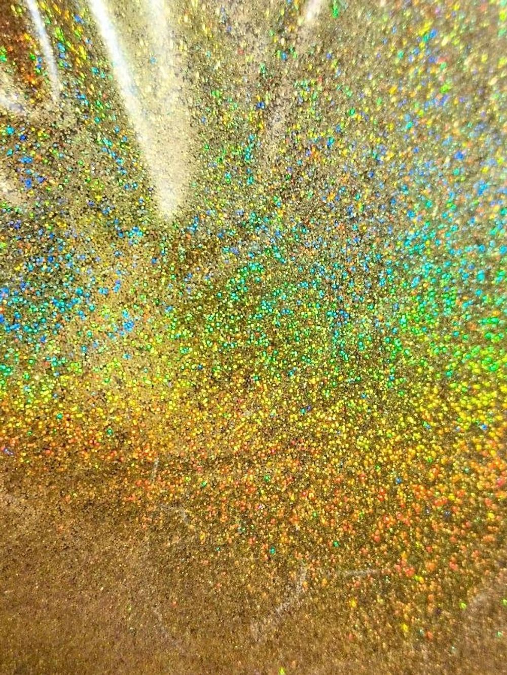 Блёстки Глиттеры 802-04мм - Золотой голографик - универсальные