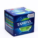 TAMPAX Compak 16 шт Тампоны женские гигиенические с аппликатором Super Duo