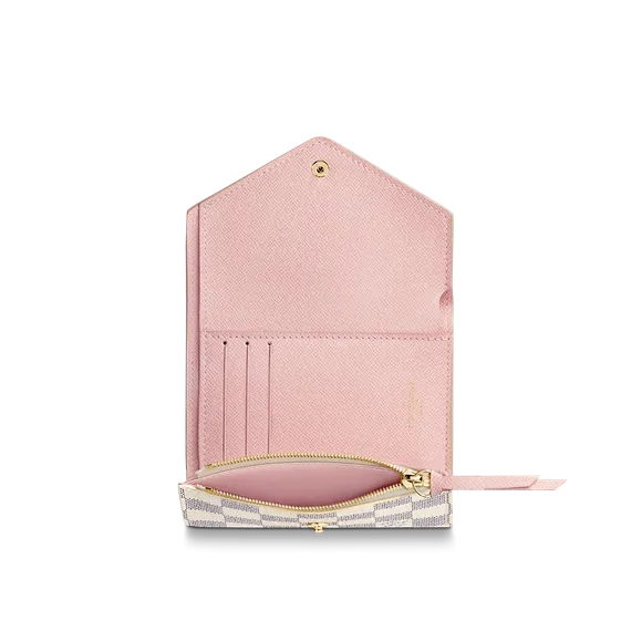 Кошелек Louis Vuitton Victorine канва Damier Azur светло-серый