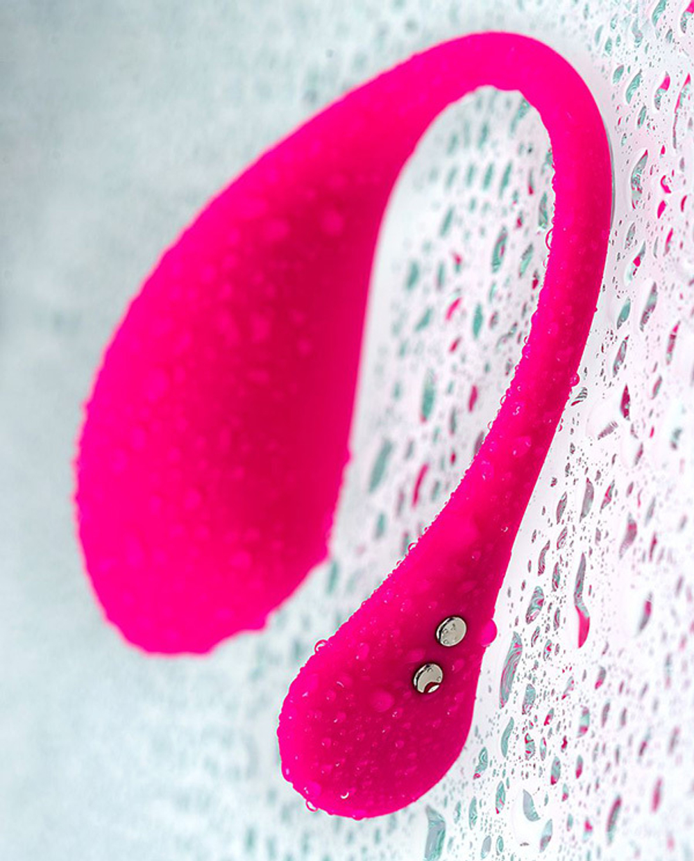 Розовое силиконовое виброяйцо 18см с управлением через приложение Lovense Lush 3 Smart Vibrating Egg Pink LE-10