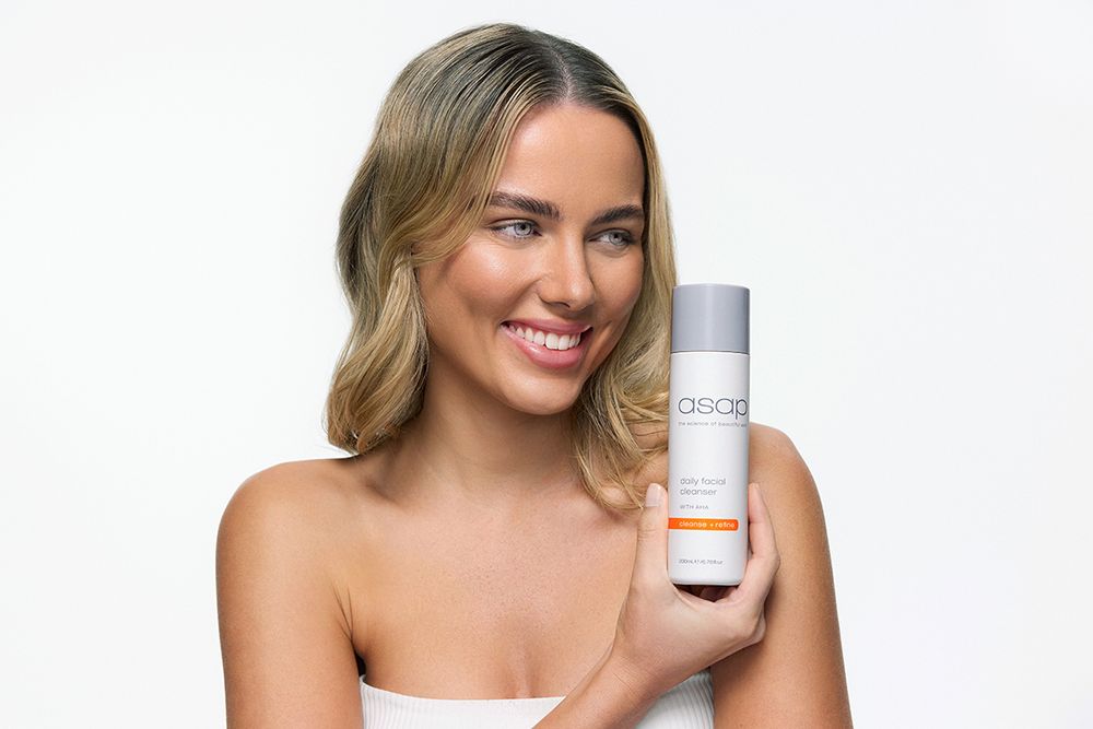 Asap Daily facial cleanser, 200 ml / Очищающее молочко с гликолевой кислотой для ежедневного применения