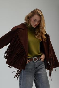 Куртка с бахромой