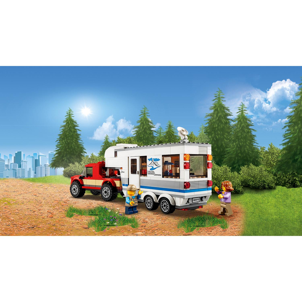 LEGO City: Дом на колесах 60182 — Pickup & Caravan — Лего Сити Город