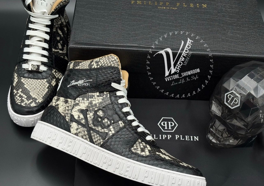 Кроссовки Philipp Plein Notorious Python Skull