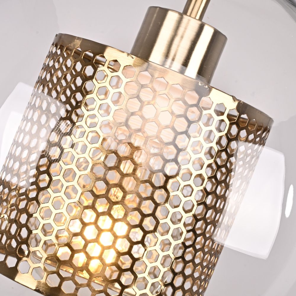 Подвесной светильник CATCH F pear brass D25