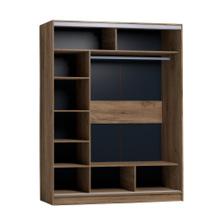 Шкаф-купе с зеркалом Strike 1600 Дуб табачный Craft