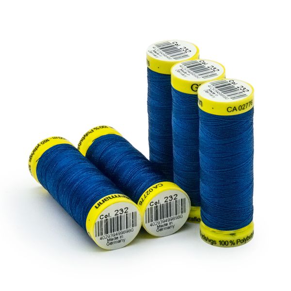 Нитки для трикотажа Gutermann Maraflex 120 (150 метров), 5 кат. | 232 кобальт