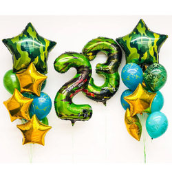 ЦИФРА 23 С ДНЁМ ЗАЩИТНИКА (40"/102 см)