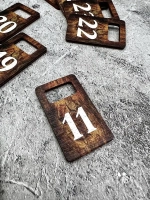 Номерки для гардероба 3х5 см