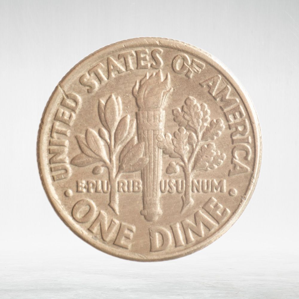 USA, 1 Dime, 1981 - Roosevelt Dime (D), XF