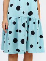 914 Сарафан "Горох/дымчато-голубой" SveTekst (Акция)