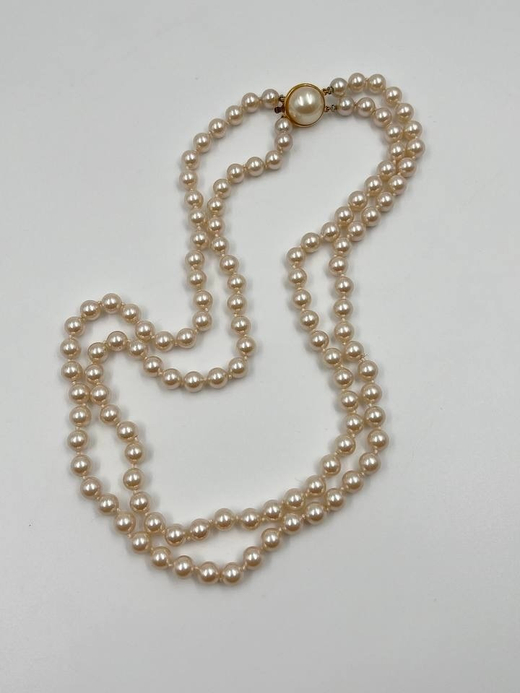 Бусы двойные «жемчужные»